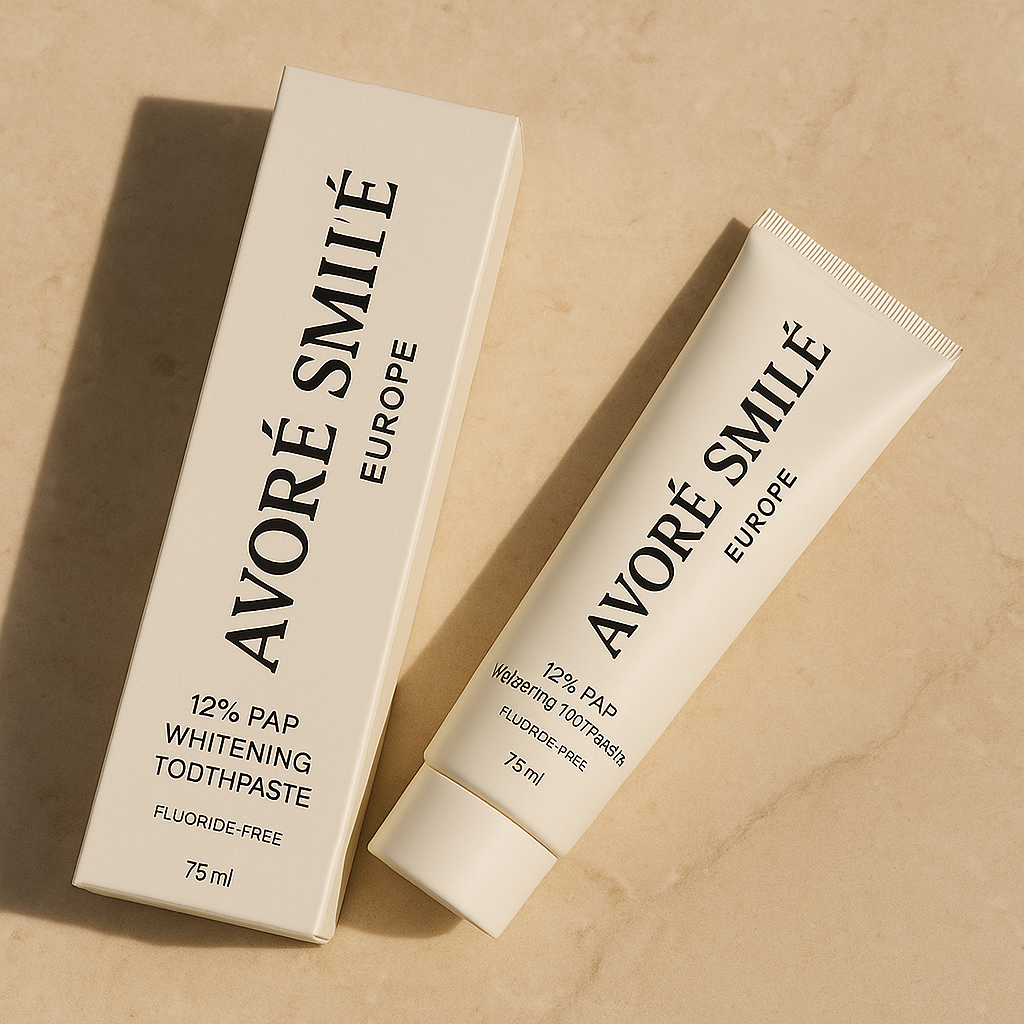 AVORÉ SMILE PAP Whitening Toothpaste